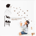 dandelion wall sticker for freedom wall sticker removable wall sticker wholesale QTS055